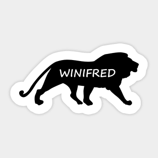 Winifred Lion Sticker